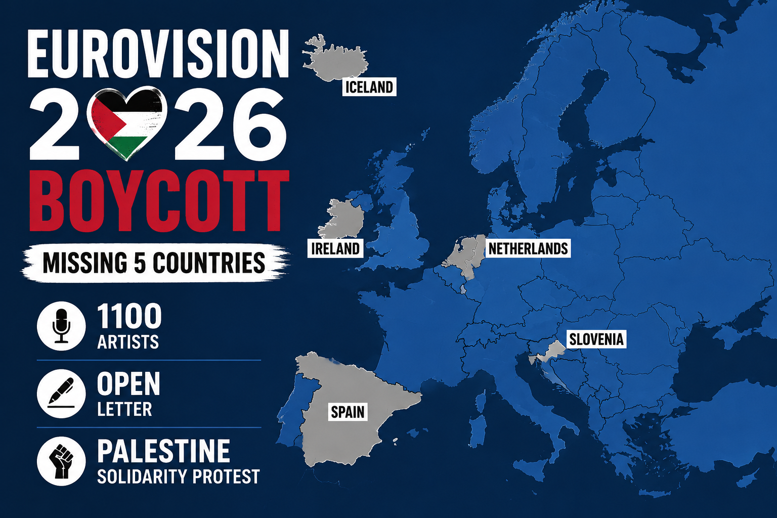 Eurovision 2026 Boycott — 1,100+ Artists Sign Open Letter