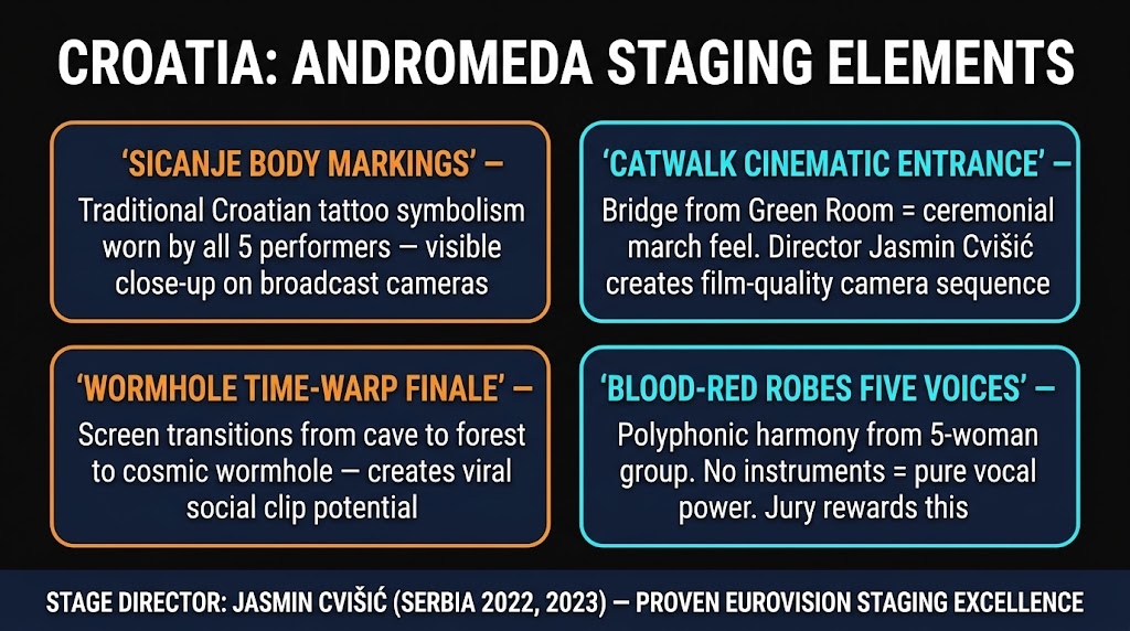 Croatia Lelek Andromeda Eurovision 2026 Grand Final slot 13 betting analysis
