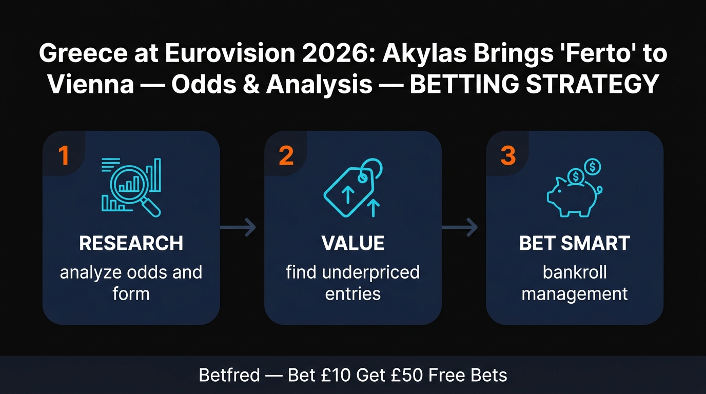 Greece at Eurovision 2026: Akylas Brings 'Ferto' to Vienna — Odds & Analysis
