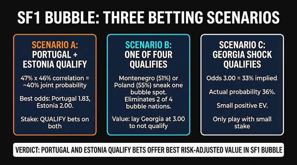 SF1 bubble betting scenarios โ Eurovision 2026 qualification