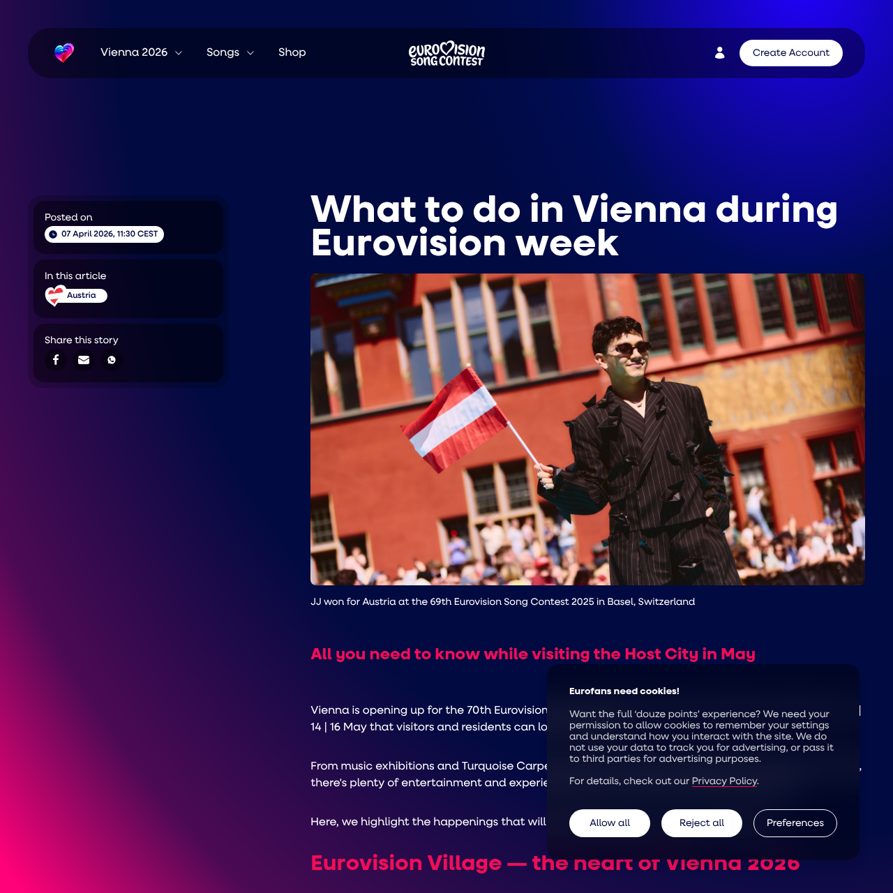 What to do in Vienna during Eurovision Week on eurovision.com